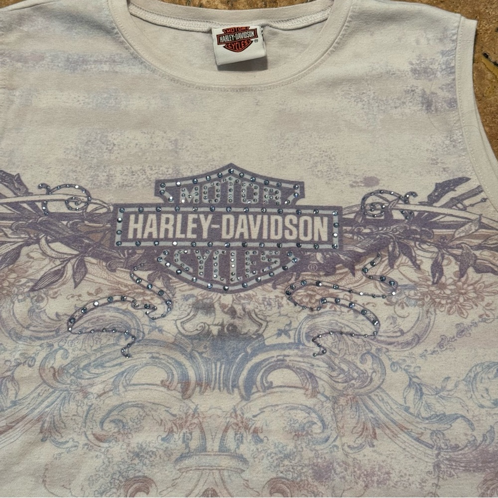 Harley-Davidson House of Harley Davidson Milwaukee USA Sleeveless Top WOMENS XL - Picture 6 of 11